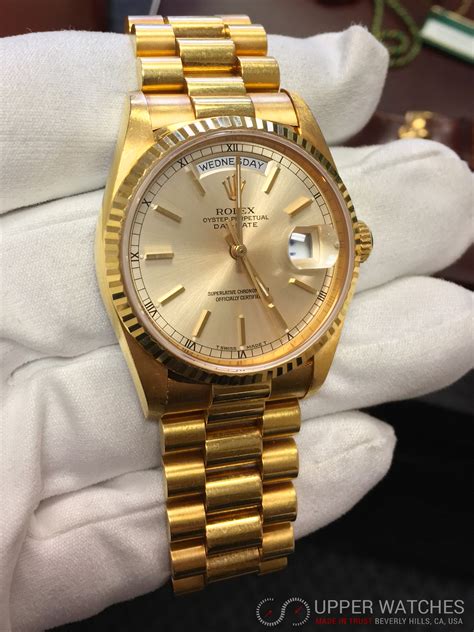 gold face rolex presidential|gold presidential rolex price.